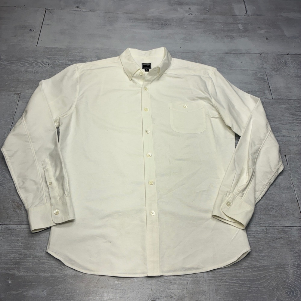Todd Snyder Oxford Shirt Mens XL Cream Off White Button Down Tailored Quality